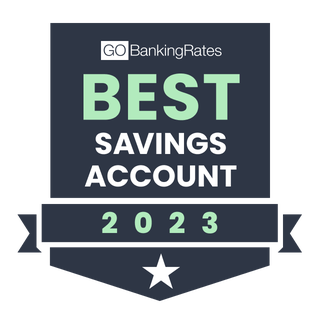 GOBankingRates Best Savings Account 2023 awards badge