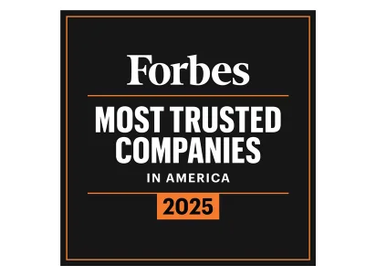 Forbes Most Trusted Companies in America 2025 logo