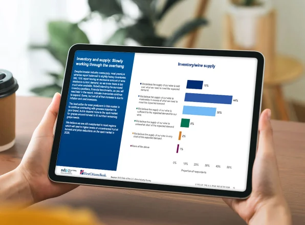 Image depicting a user viewing the 2026 Direct-to-Consumer Wine Survey