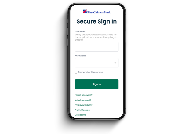 Commercial Mobile Banking First Citizens Bank