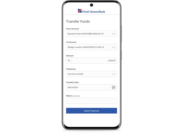 First citizens shop business account