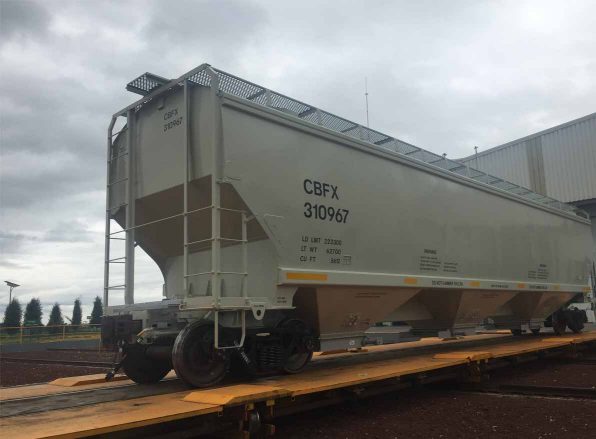 covered hopper railcar