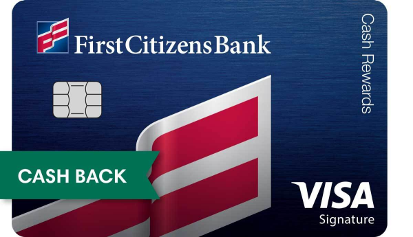 Get cash back with a Visa Cash Rewards credit card from First Citizens Bank