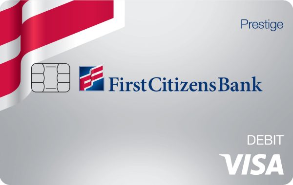 First Citizens Bank Prestige Debit Visa card