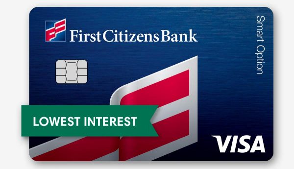 Get the lowest interest with a Visa Smart Option credit card from First Citizens Bank